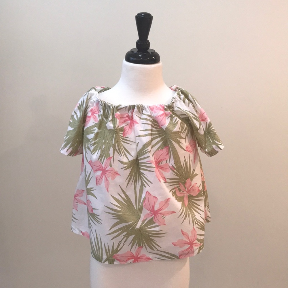 Gingersnaps Botanical Print top (Girl)
